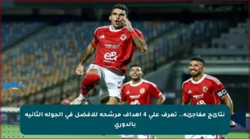 نتائج مفاجئة.. تعرف على 4 أهداف مرشحة للأفضل في الجولة الثانية بالدوري